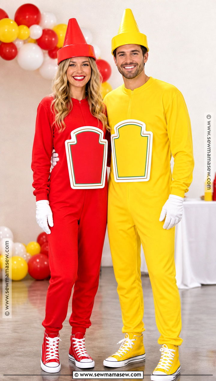 Ketchup And Mustard Couple Costume - 35 matching couple costumes