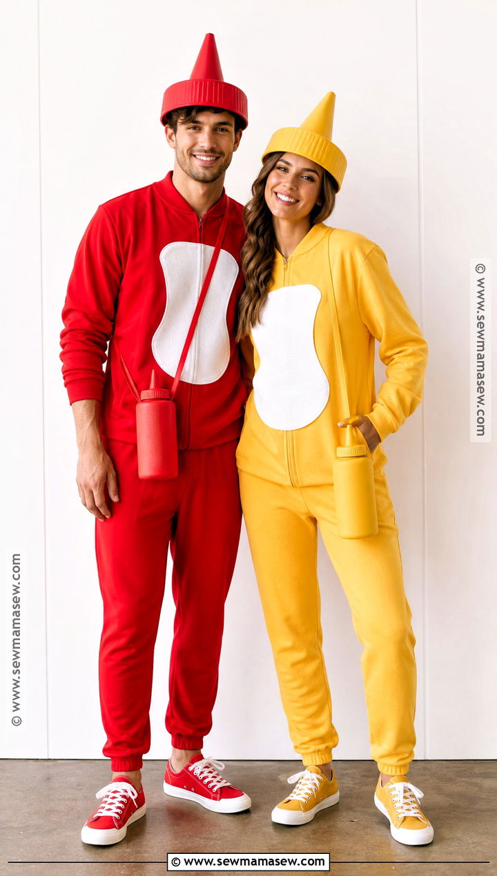 Ketchup And Mustard Duo Costume - 35 unique duo halloween costumes