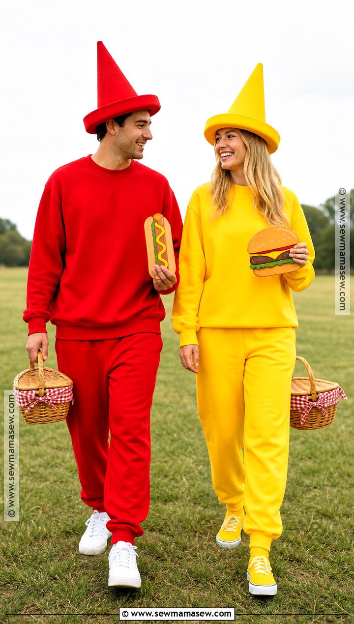 Ketchup And Mustard Duo Costume - 30 costume duo ideas