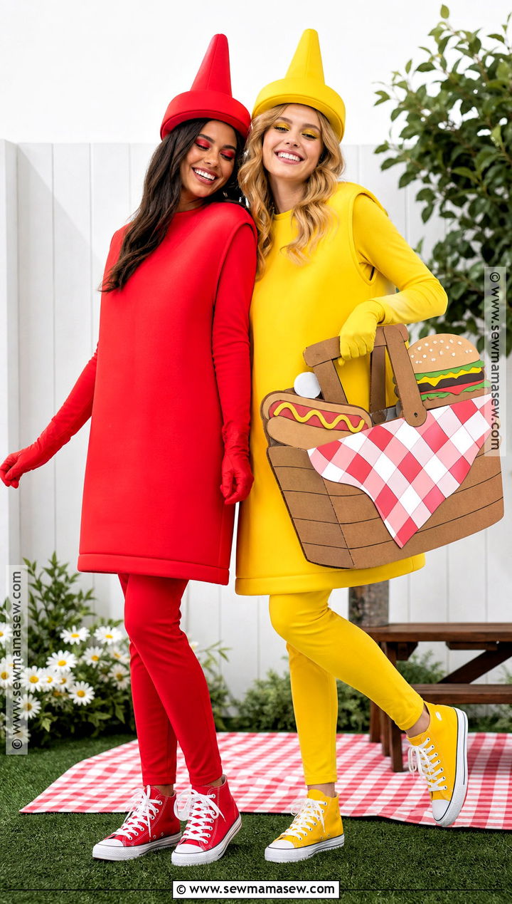 Ketchup And Mustard Friend Costume - 40 costume ideas for 2 for friends