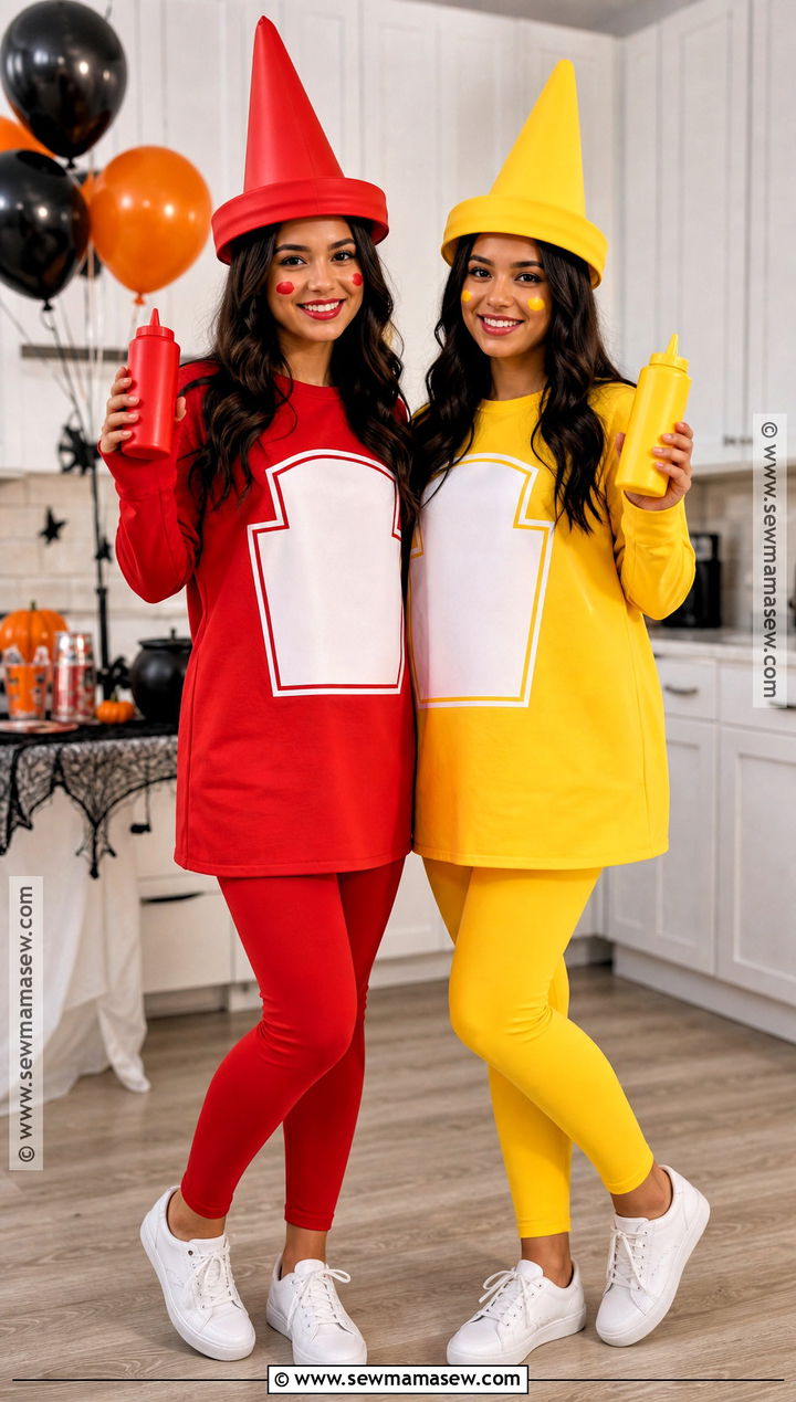 Ketchup And Mustard Twin Costume - 35 twin costume ideas