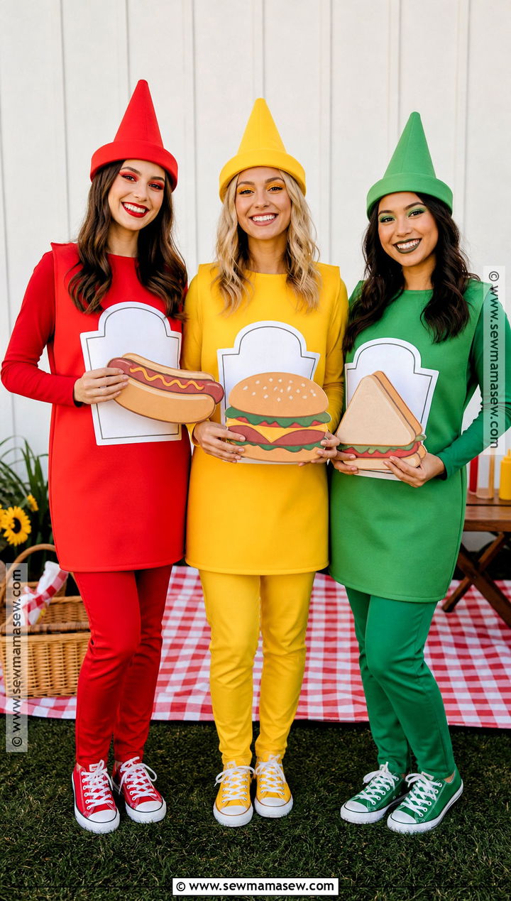 Ketchup Mustard And Relish Costume - 35 3 People Costume Ideas