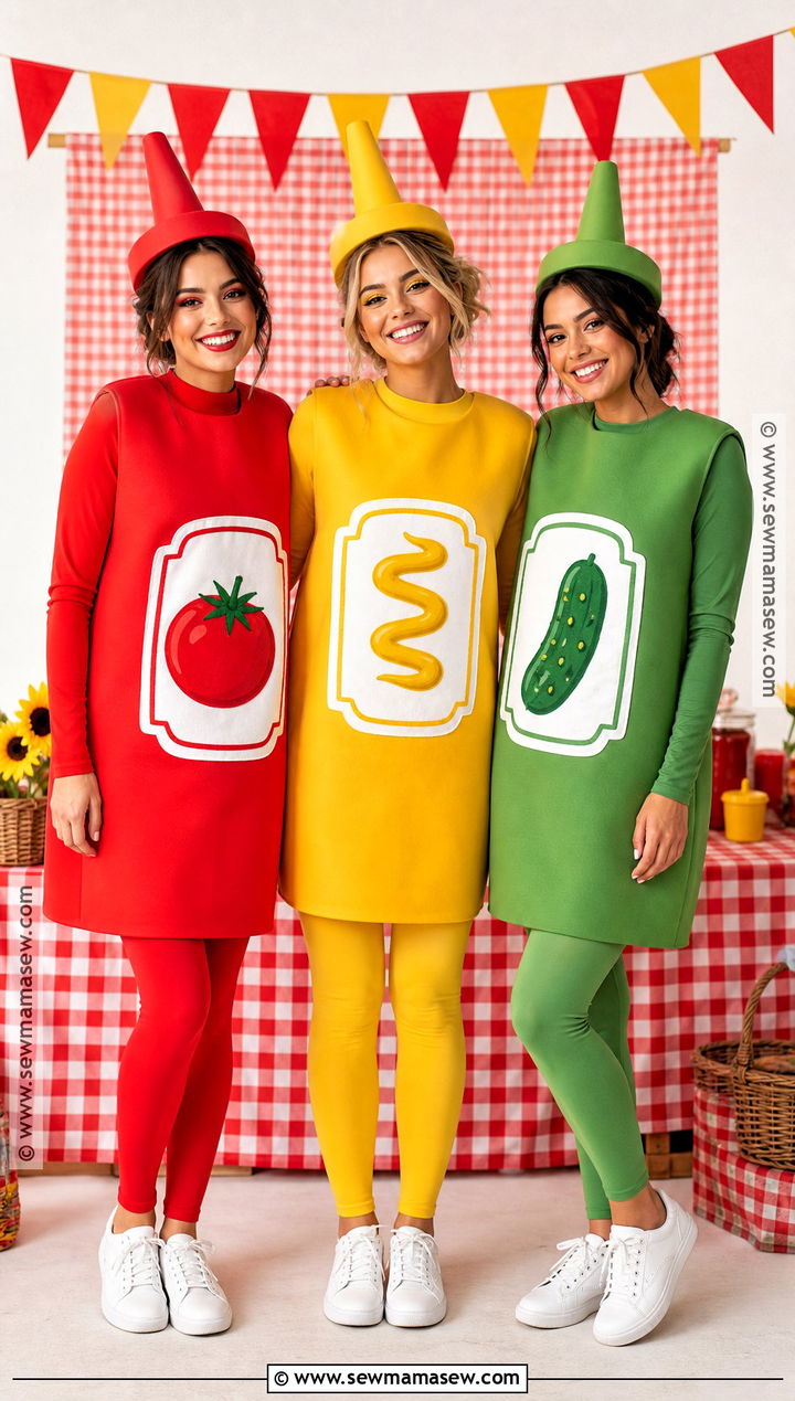 Ketchup Mustard And Relish Costume - 35 costume ideas for 3