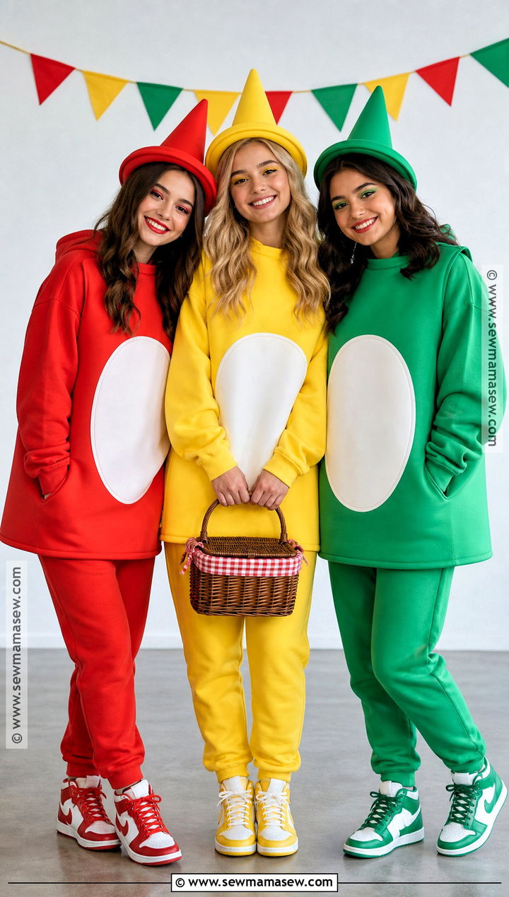 Ketchup Mustard And Relish Trio Costume - 35 trio costume ideas for teens