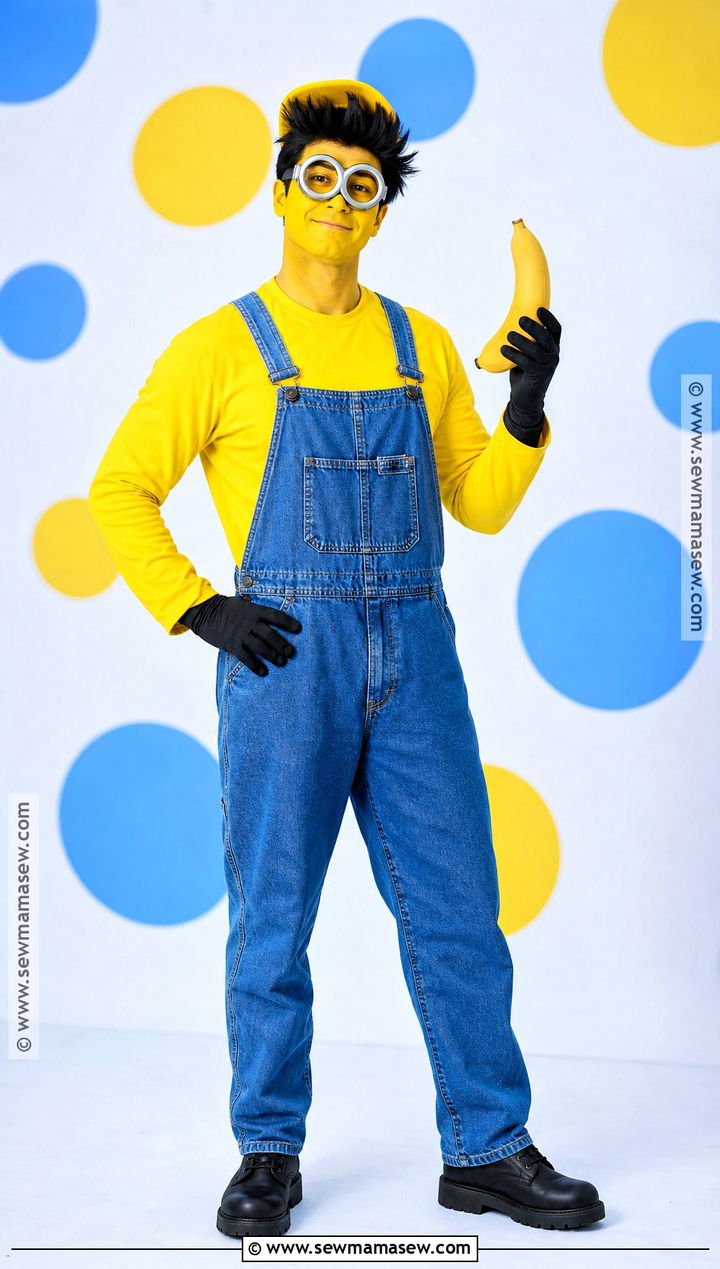 Kevin Minion Costume With Overalls - 30 dispical me characters costumes