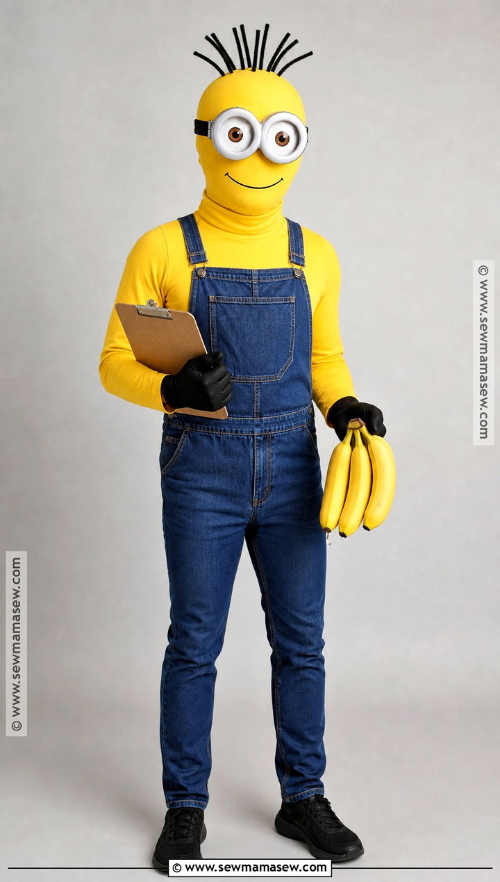 Kevin Minion Costume With Tall Hair - 30 minons outfit costume ideas