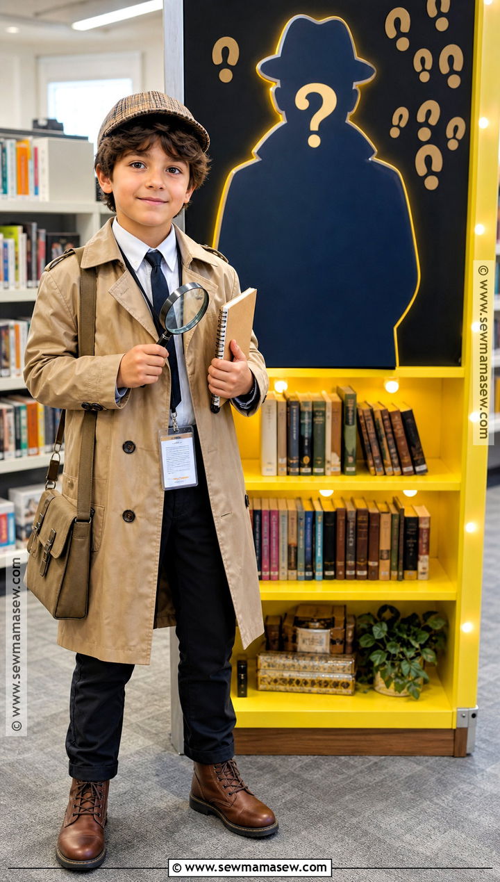 Kid Detective Costume With Trench Coat - 30 kid costumes