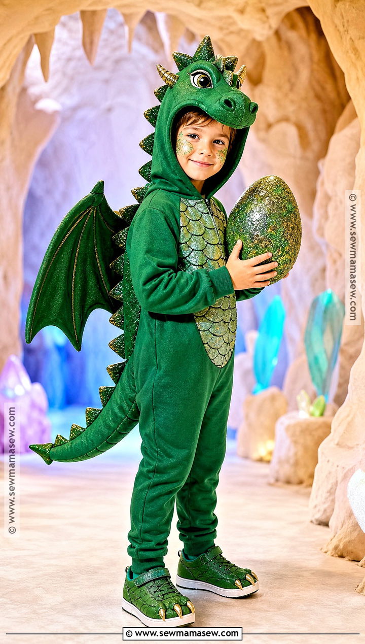 Kid Dragon Costume With Fabric Wings - 30 kid costumes