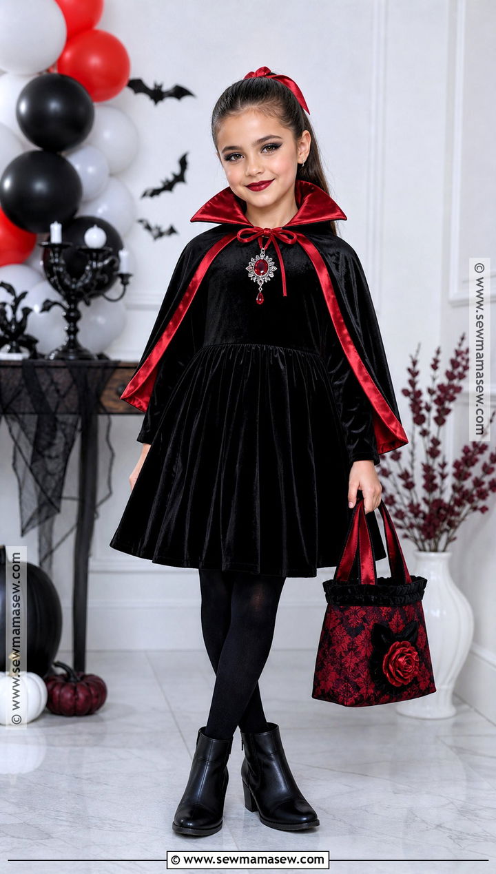 Kid Friendly Vampire Costume For Girls - 30 girl halloween costumes for kids