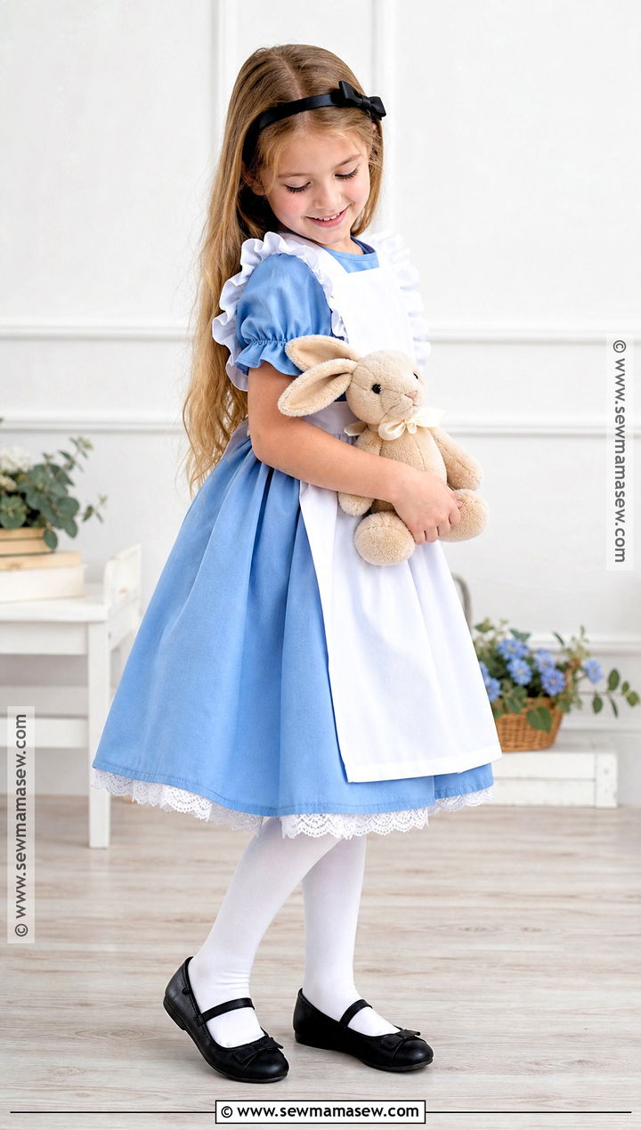 Kids Alice Costume With Comfortable Flats - 40 alice costume ideas