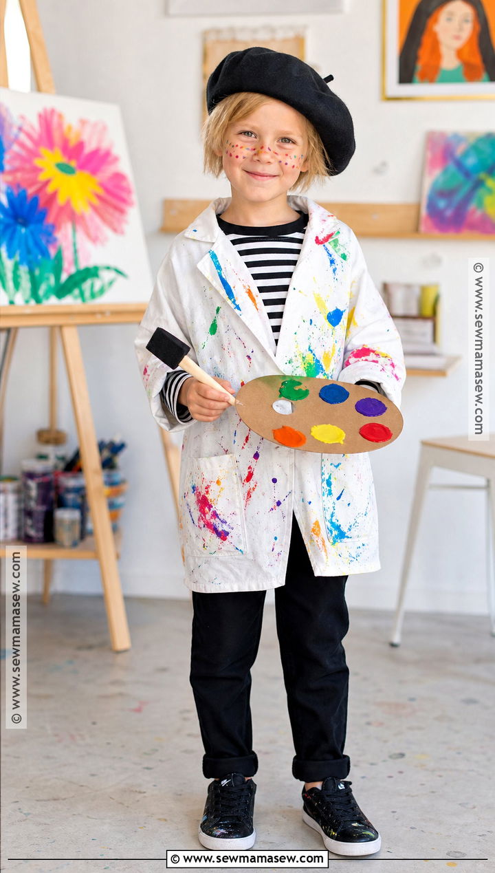 Kids Artist Costume With Paint Palette - 35 kids costume ideas
