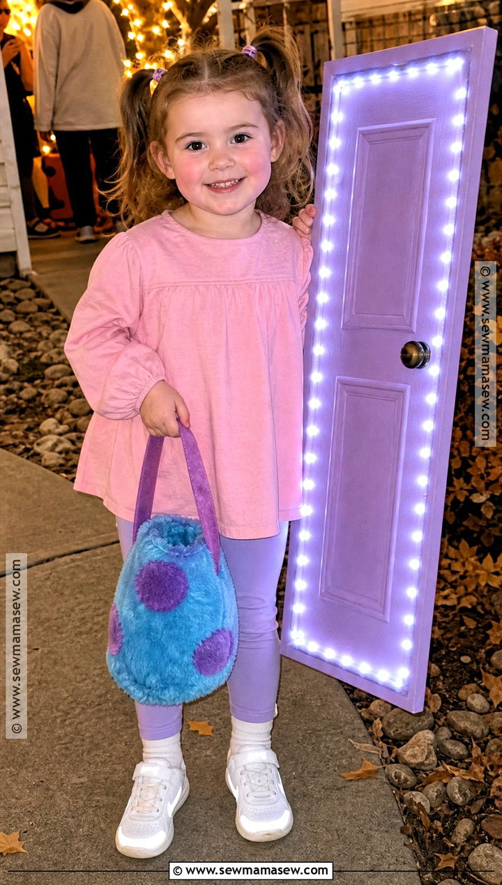 Kids Boo Costume With Light Up Door Prop - 35 boo monsters inc costume ideas