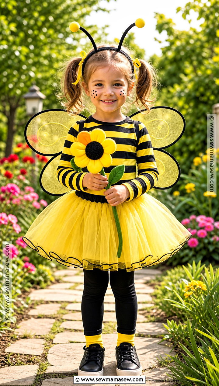 Kids Bumblebee Costume With Soft Wings - 35 kids costume ideas