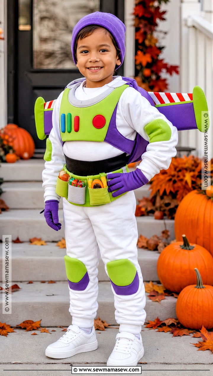 Kids Buzz Lightyear Costume With Soft Wings - 40 buzz lightyear costume ideas