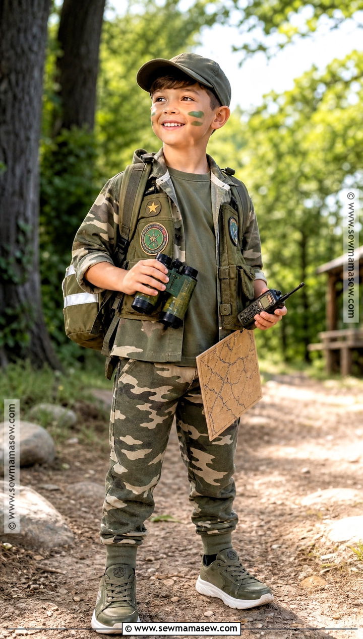 Kids Camouflage Military Costume - 35 military costume ideas