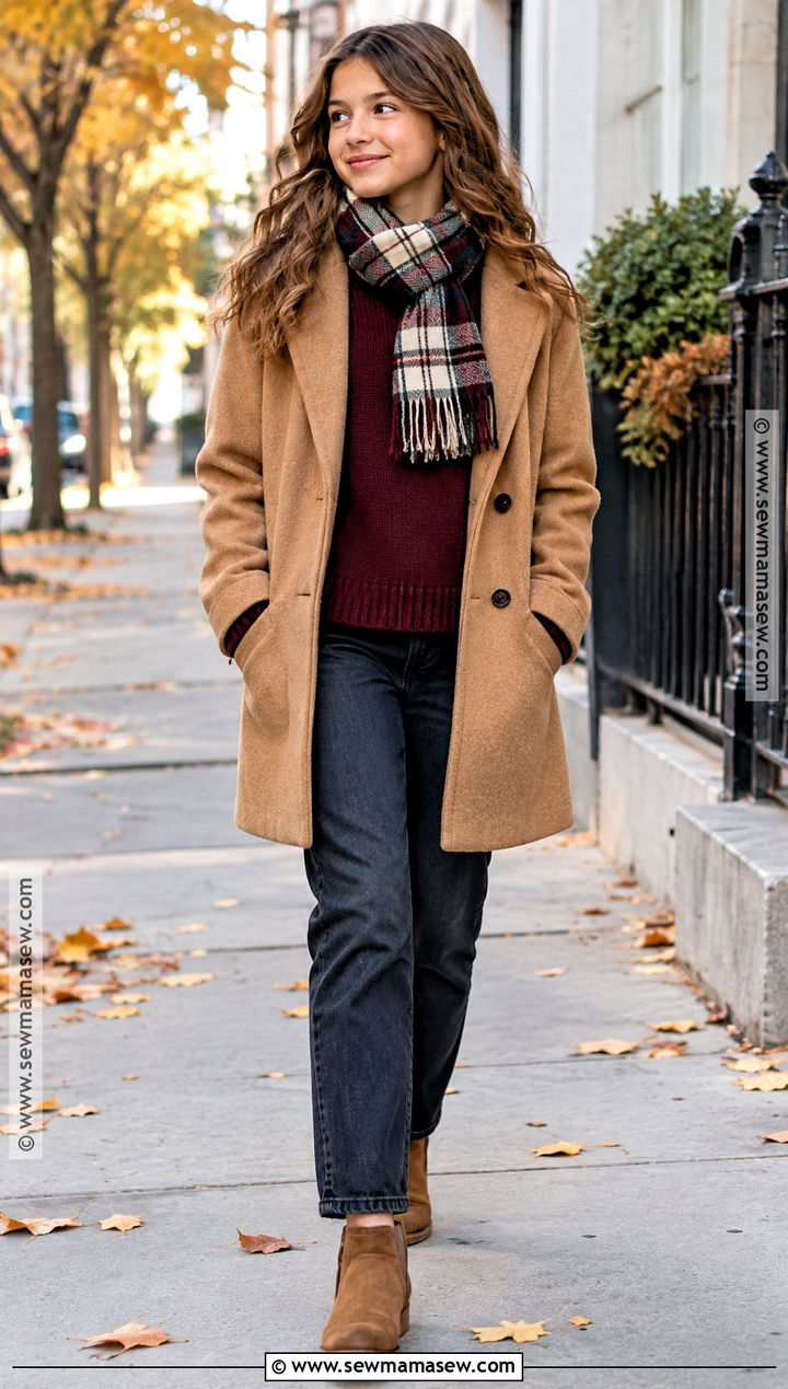 Kids Chunky Knit Scarf Outfit - 15 Cozy Autumn Accessories for Kids