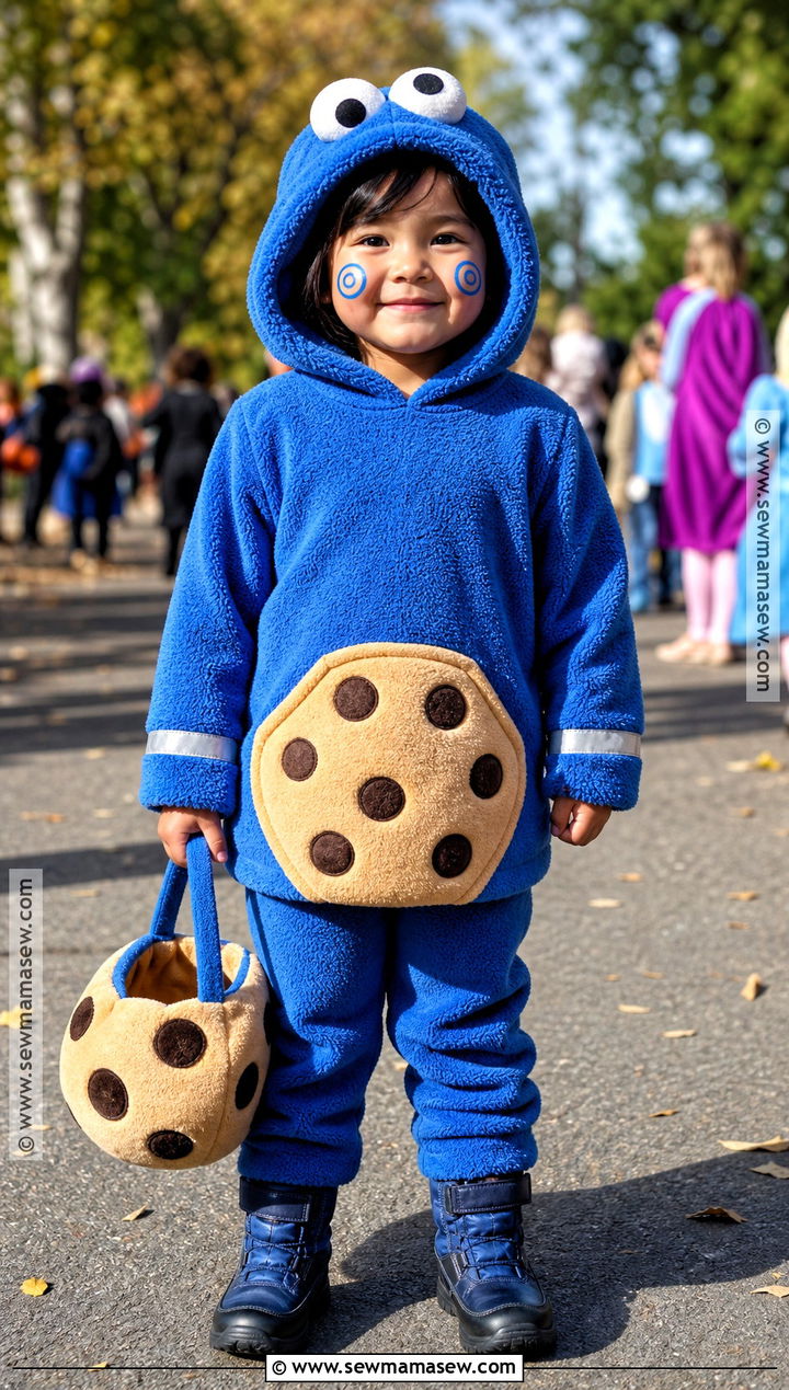 Kids Cookie Monster Fleece Costume - 40 cookie monster costume ideas