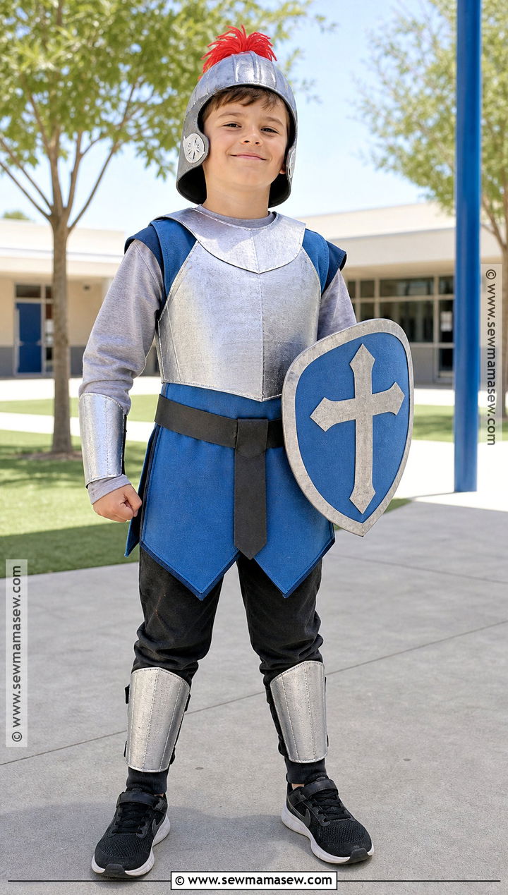 Kids DIY Knight Costume - 45 knight costume ideas
