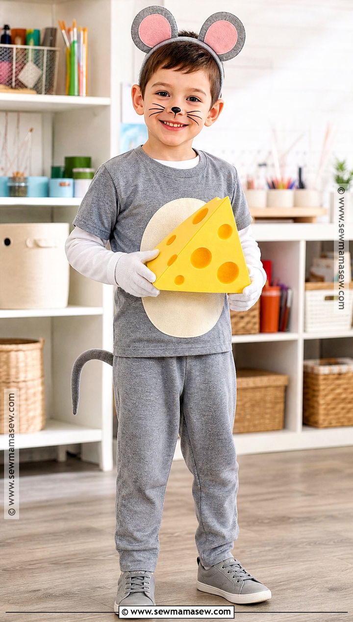 Kids DIY Mouse Costume - 35 mouse halloween costumes