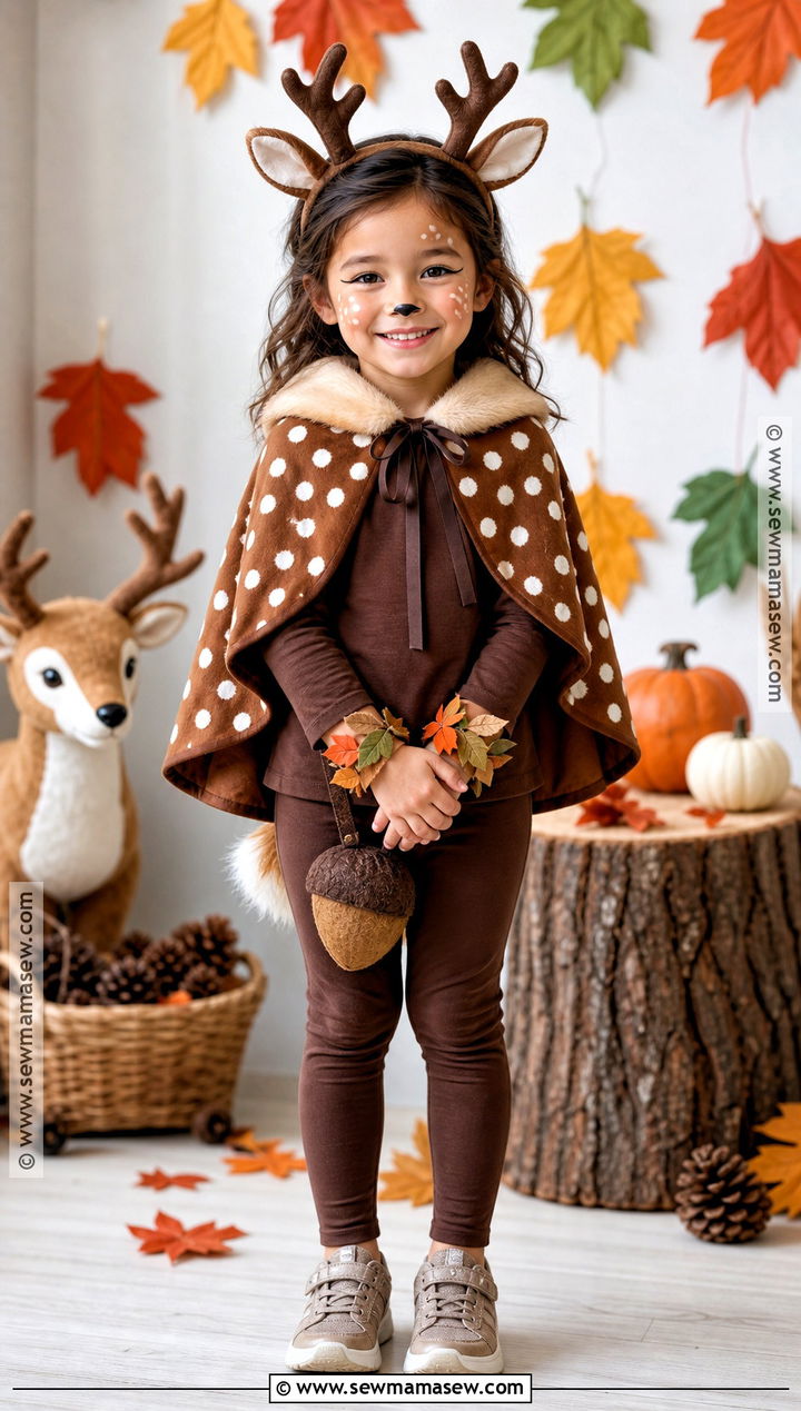 Kids Deer Costume With Cape - 50 deer costume ideas