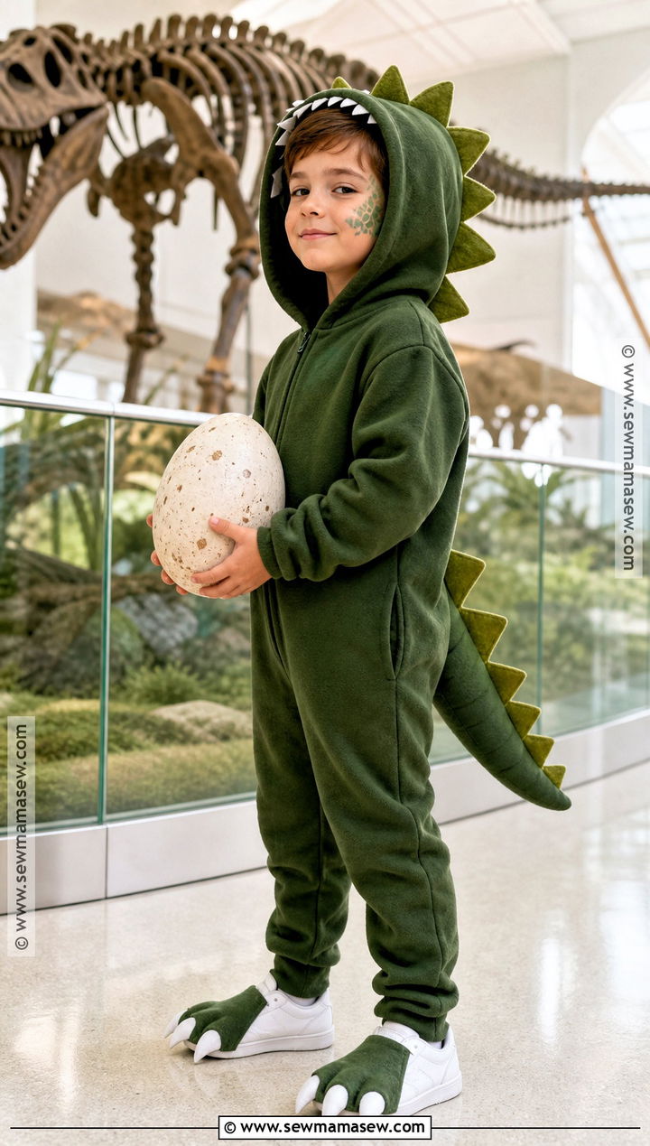 Kids Dinosaur Costume With Claw Shoe Covers - 35 kids halloween costume ideas