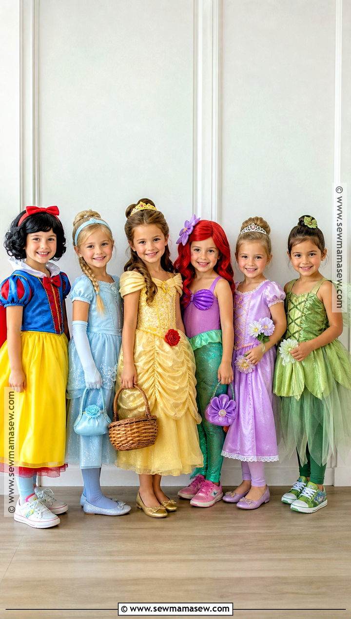 Kids Disney Princess Group Costume - 30 disney princess group costumes