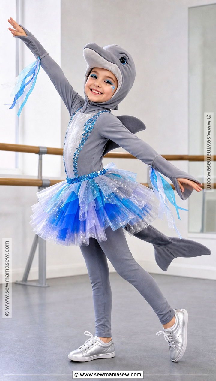 Kids Dolphin Costume With Tutu - 30 dolphin costume ideas