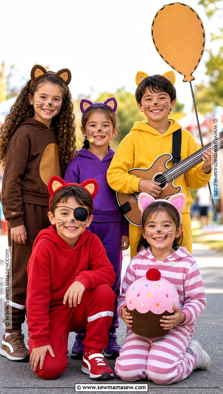 Kids FNAF Group Costume - 30 fnaf group costume ideas
