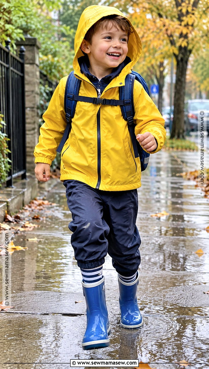 Kids Fall Rain Jacket Outfit - 25 kids fall outfits