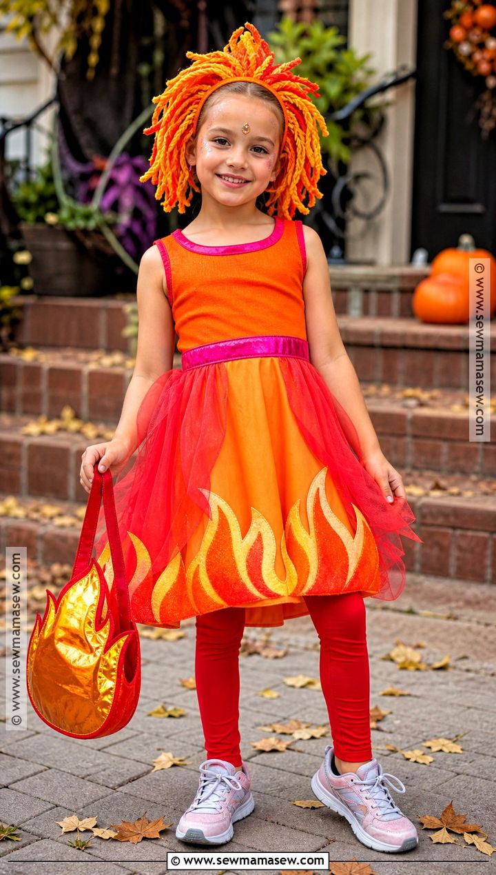 Kids Flame Princess Costume - 30 flame princess costume ideas