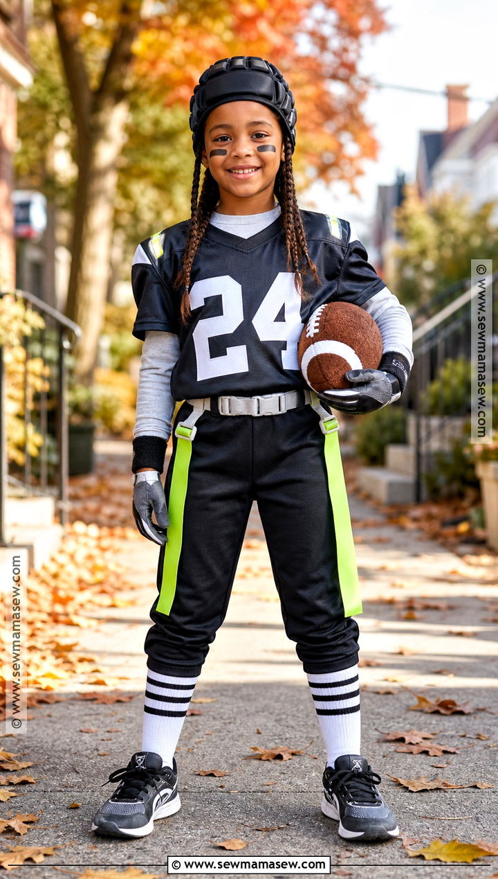 Kids Football Player Costume - 35 football costume ideas