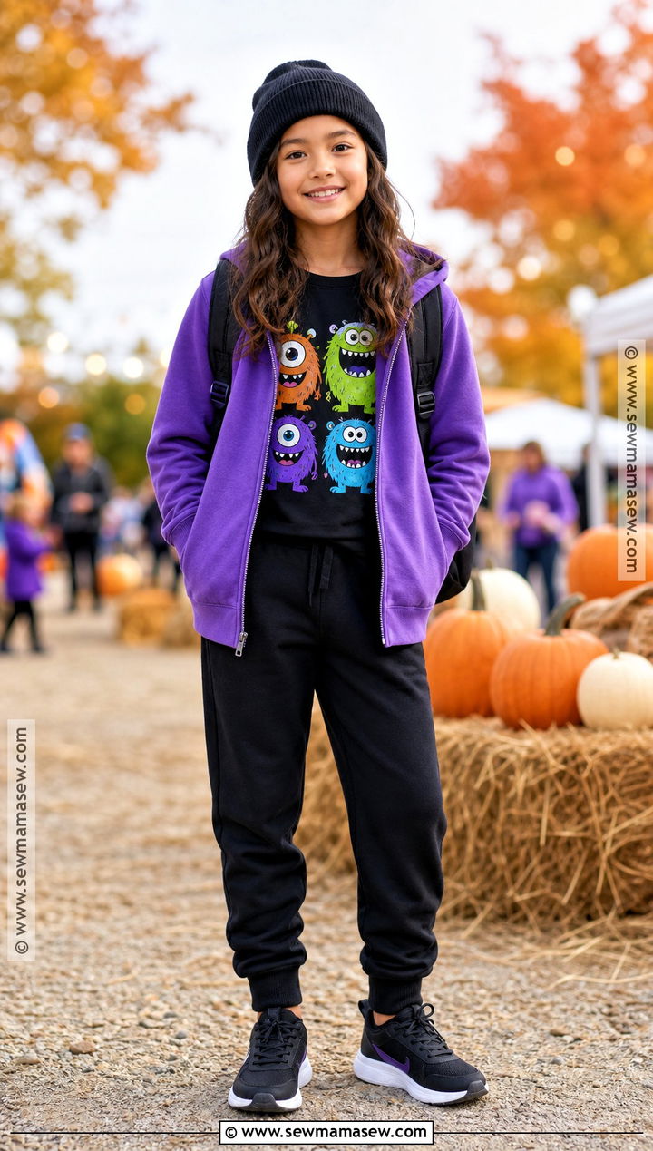 Kids Halloween T Shirt With Jogger Set - 30 halloween tshirt ideas