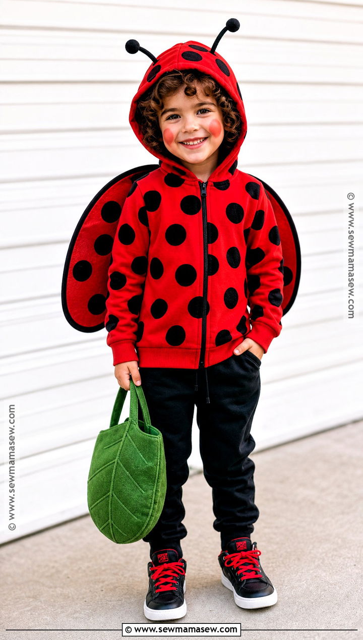 Kids Ladybird Costume With Red Hoodie - 30 ladybird costume ideas