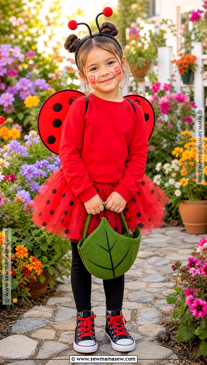 Kids Ladybug Costume With Red Wings - 35 kids costume ideas