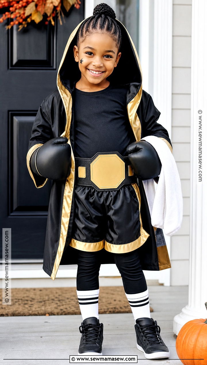 Kids Little Champion Boxing Costume - 30 Boxing Halloween Costume Ideas