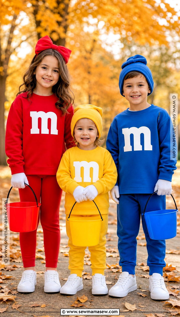 Kids MandM Sibling Costume - 40 m&m costume ideas