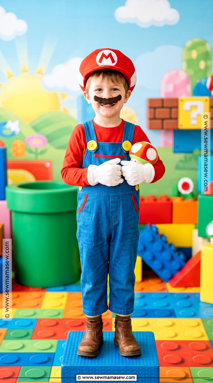 Kids Mario Costume - 35 kid halloween costumes