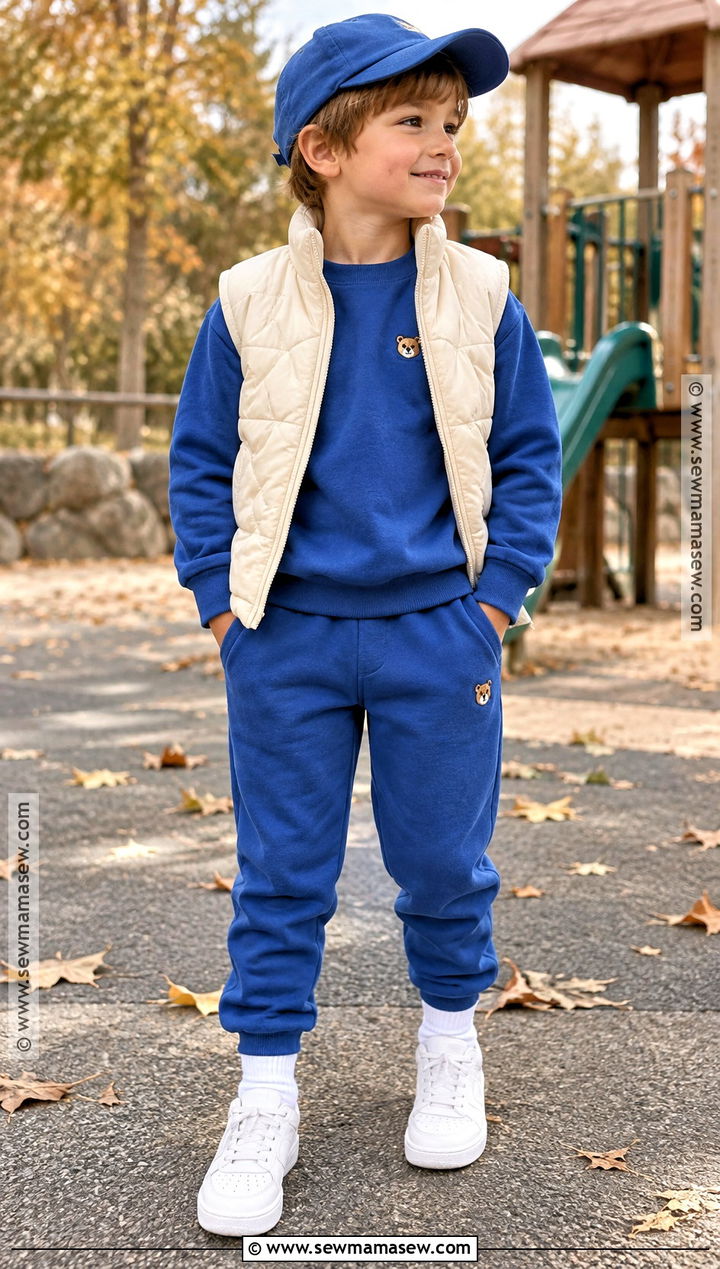Kids Matching Jogger Set Outfit - 15 Fun Fall Fashion Ideas for Kids
