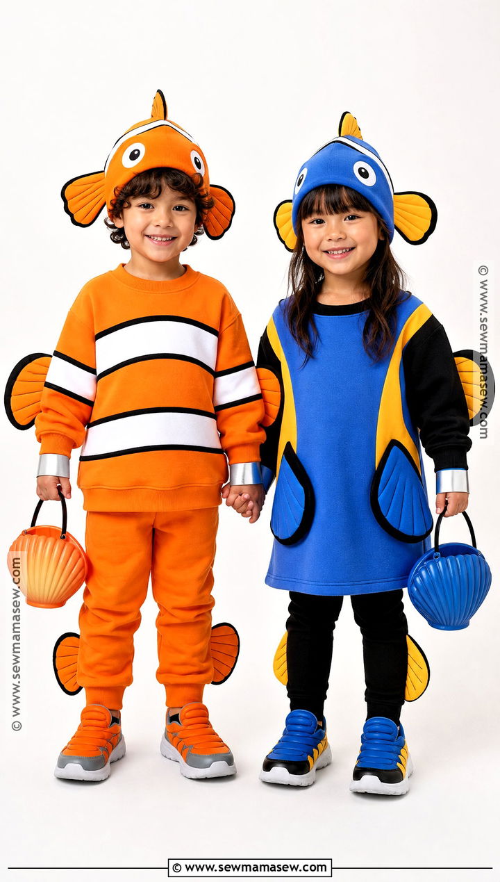 Kids Nemo And Dory Costume - 30 nemo and dory costume ideas