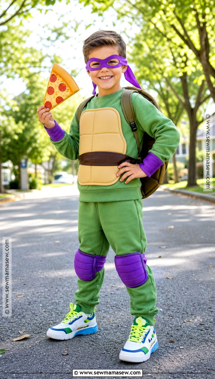 Kids Ninja Turtle Costume - 30 ninja turtle halloween costume ideas