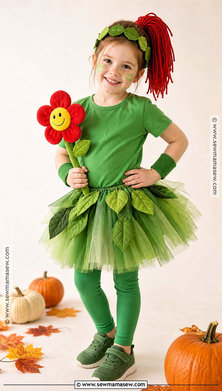 Kids Poison Ivy Costume With Tutu - 50 poison ivy costume ideas
