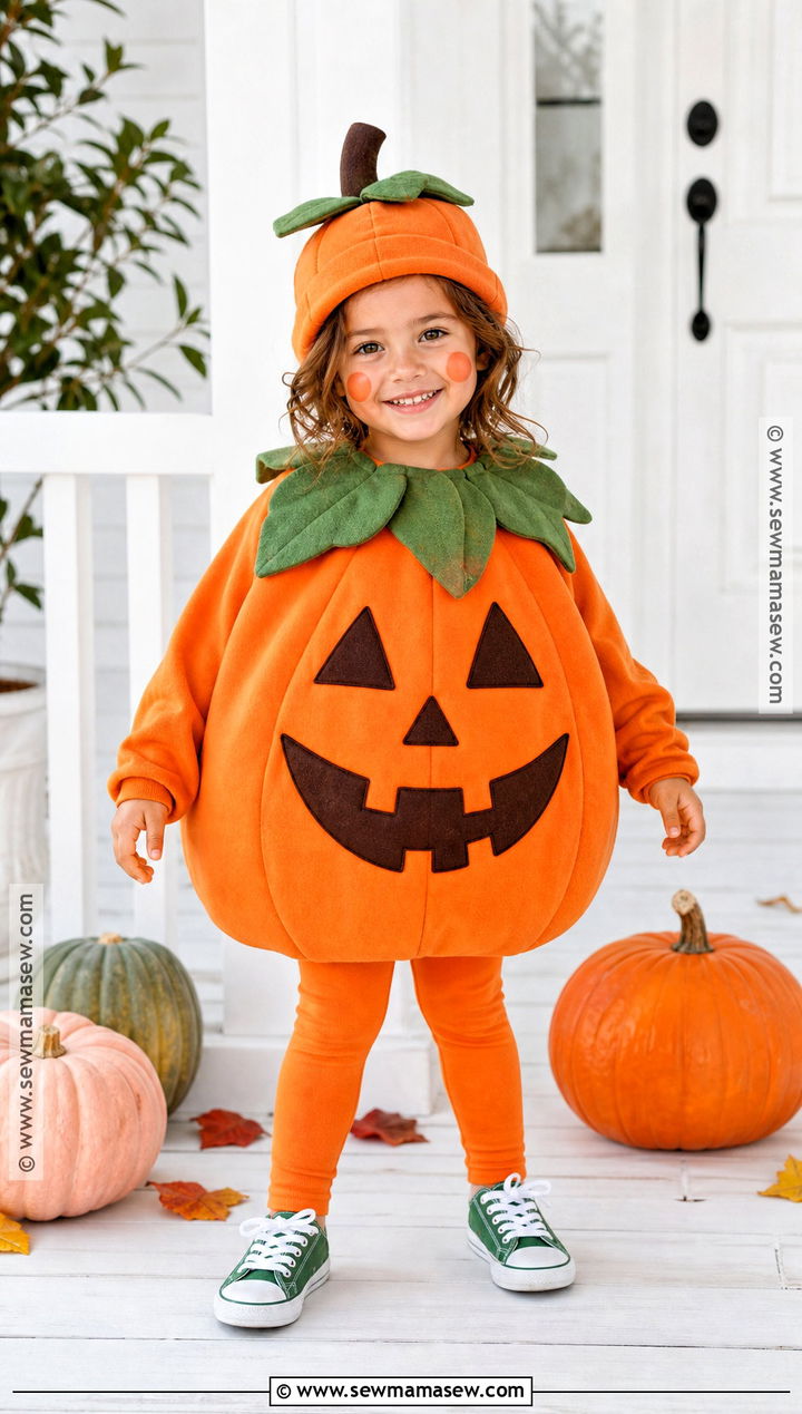 Kids Pumpkin Costume - 35 kid halloween costumes
