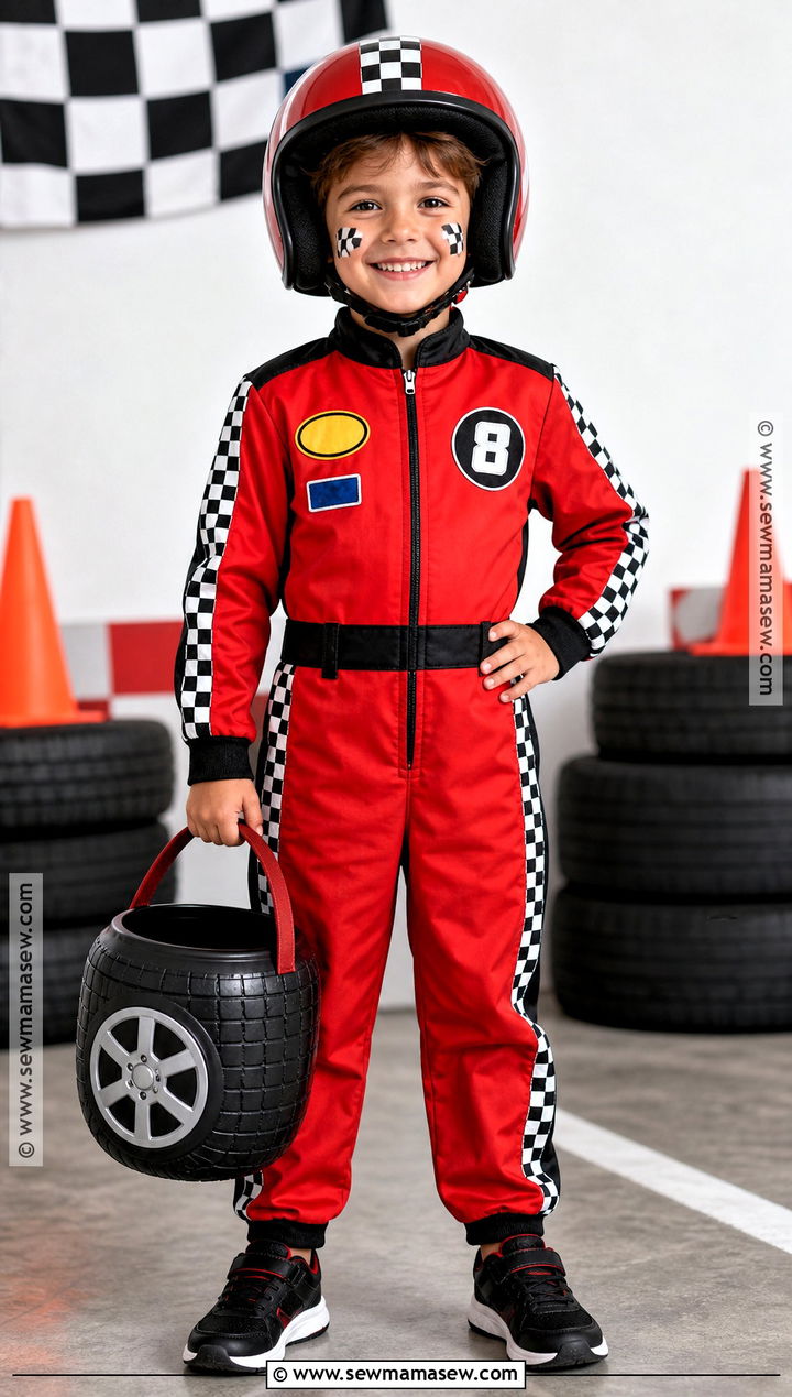 Kids Race Car Driver Costume - 35 kid halloween costumes