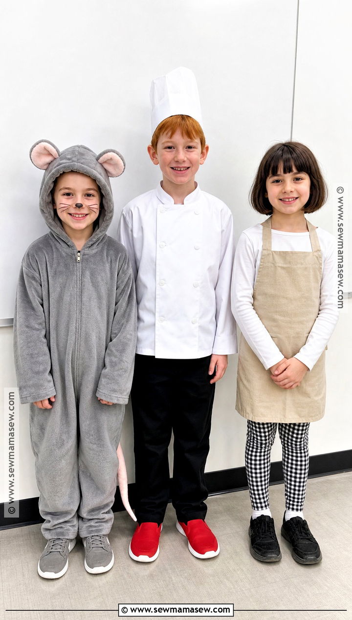 Kids Ratatouille Trio Costume - 50 ratatouille costume ideas