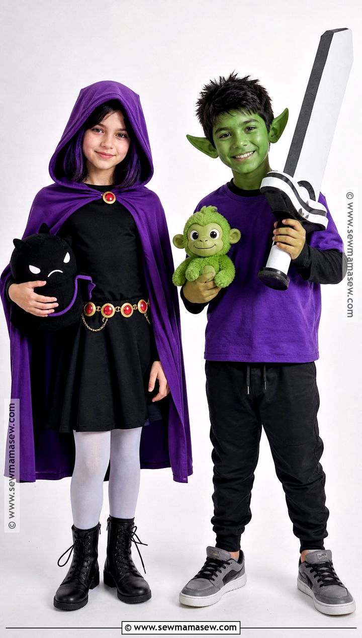 Kids Raven And Beast Boy Costume - 40 raven and beastboy titans costume ideas