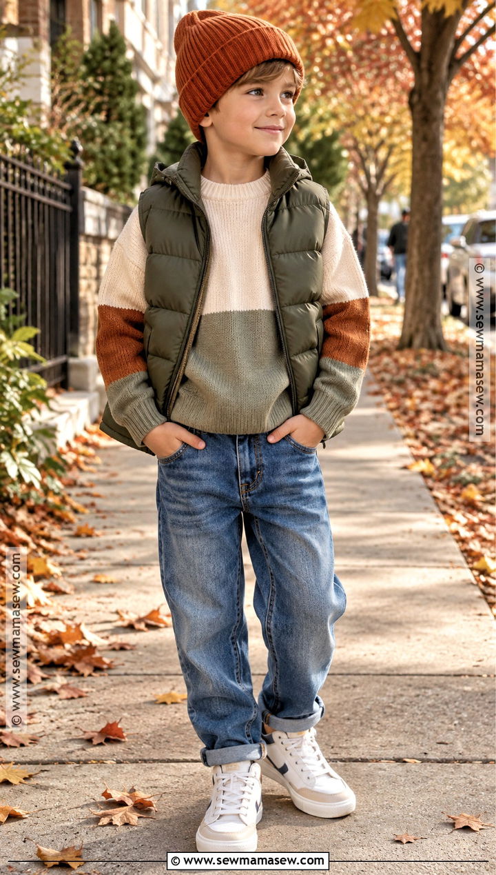 Kids Ribbed Beanie Outfit - 15 Cozy Autumn Accessories for Kids