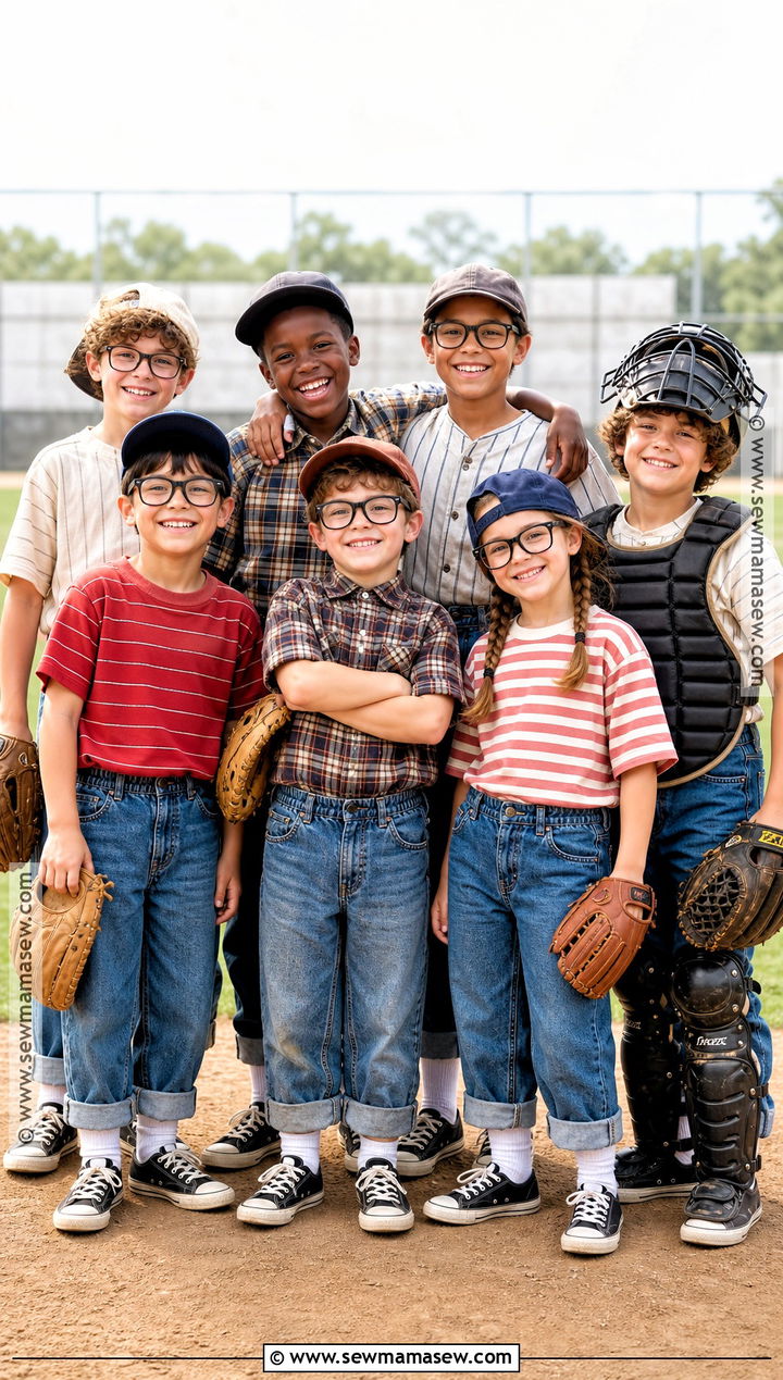 Kids Sandlot Group Costume - 35 sandlot halloween costumes