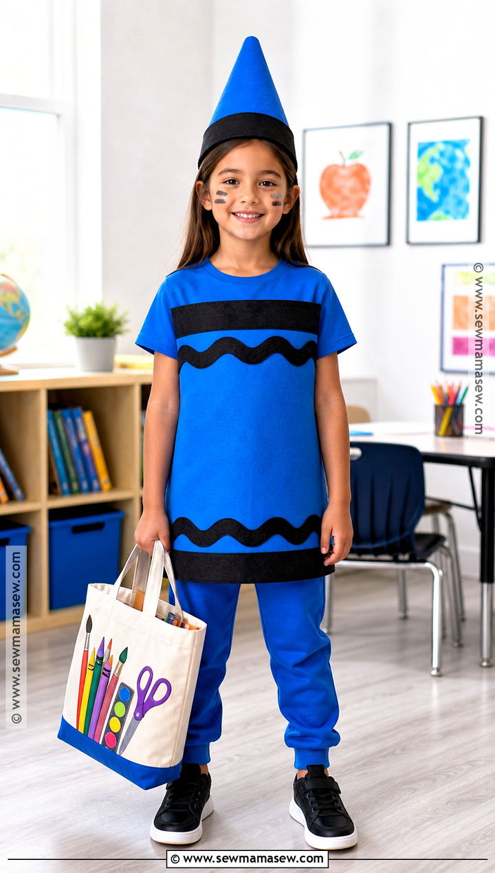 Kids School Crayon Costume - 35 crayon costume ideas