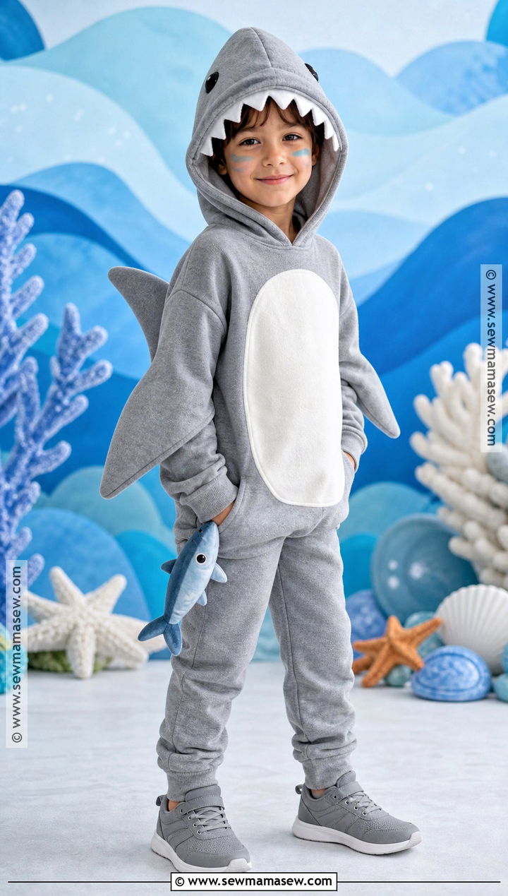 Kids Shark Costume - 35 kid halloween costumes