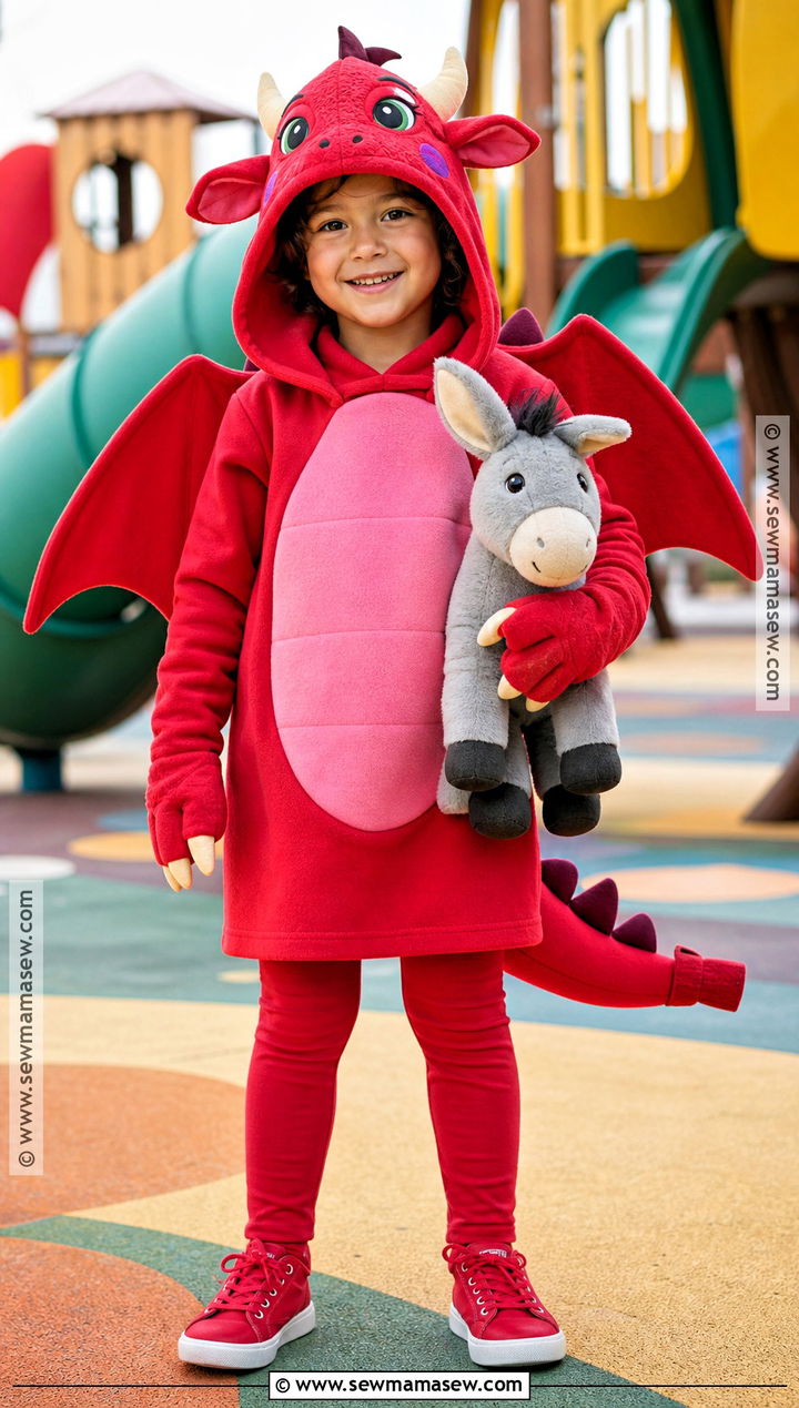 Kids Shrek Dragon Costume With Hooded Tunic - 35 shrek dragon costume ideas